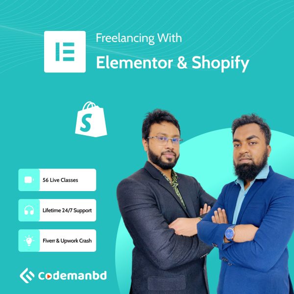 CodemanBD offering the best Elementor and Shopify web development courses in Dhaka Bangladesh