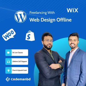 Web designing course for learning web design or web page design by CodemanBD the best IT center & training institute in BD