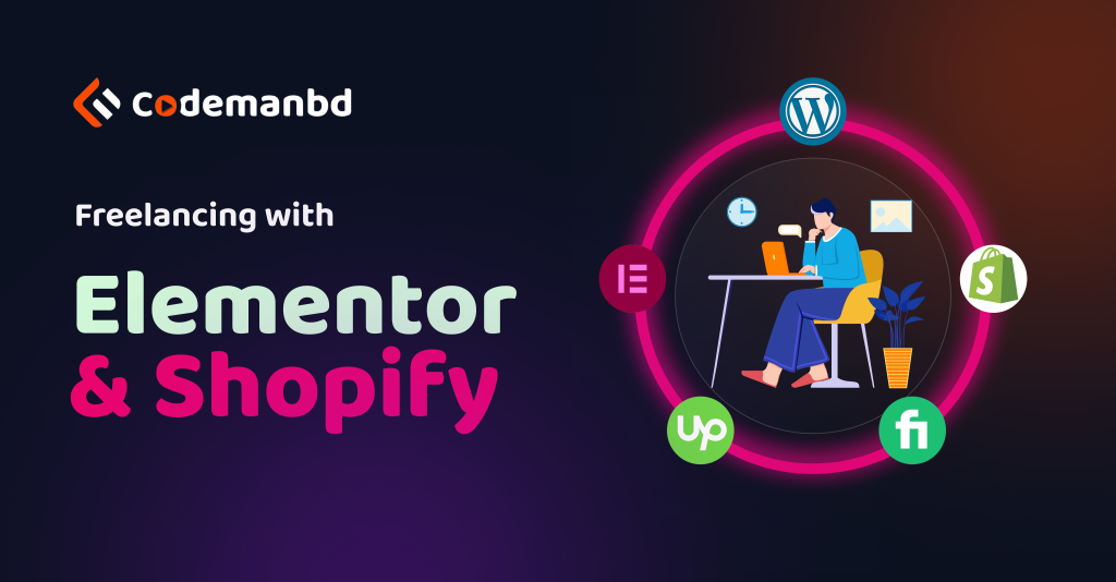 CodemanBD offering the best Web design course in Dhaka Bangladesh to learn Elementor builder of WordPress web development and also Shopify Web Development