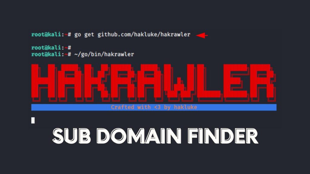 Finding Subdomains using hakrawler